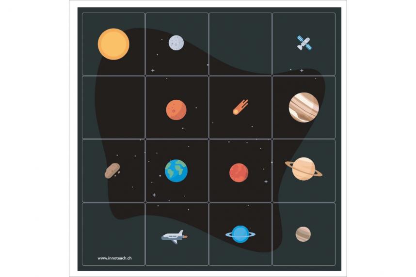 Sonnensystem Spielplan