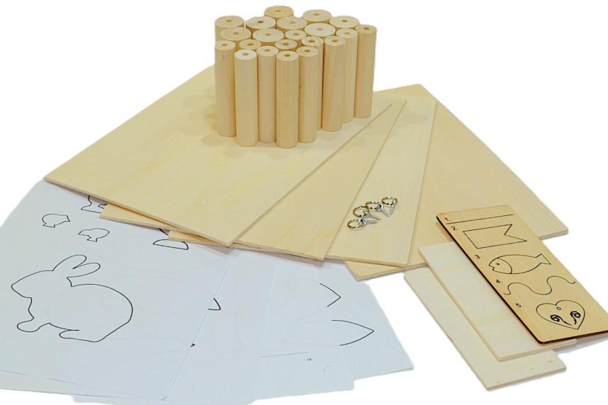 Materialpaket Drechseln und Sägen