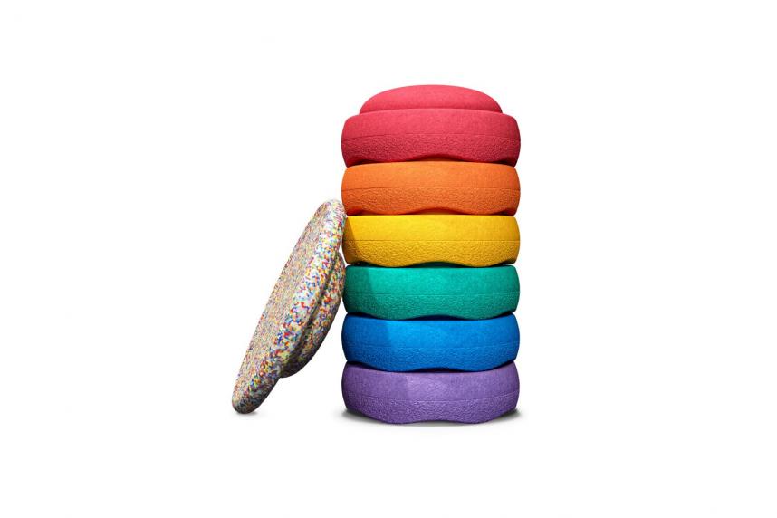 Stapelstein: Rainbow Classic Set 6+1