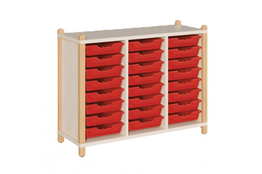 Stollenregal 24 Boxen