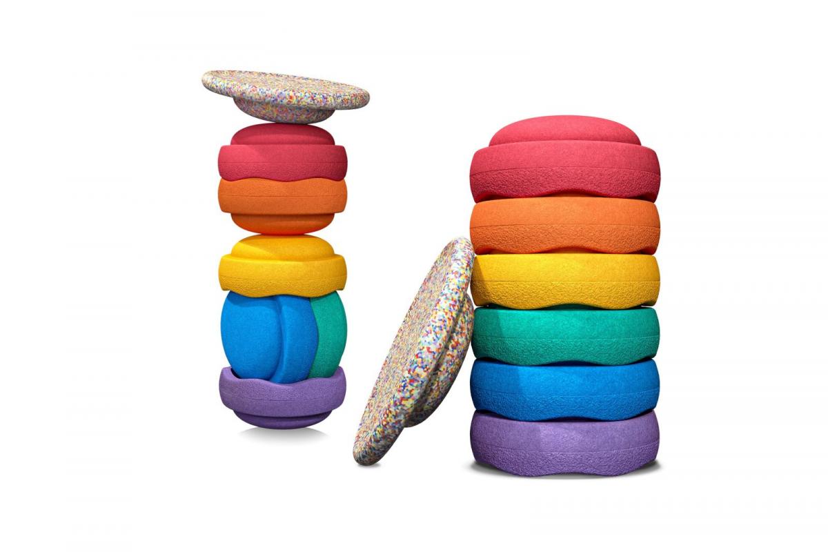Stapelstein: Rainbow Classic Set 6+1