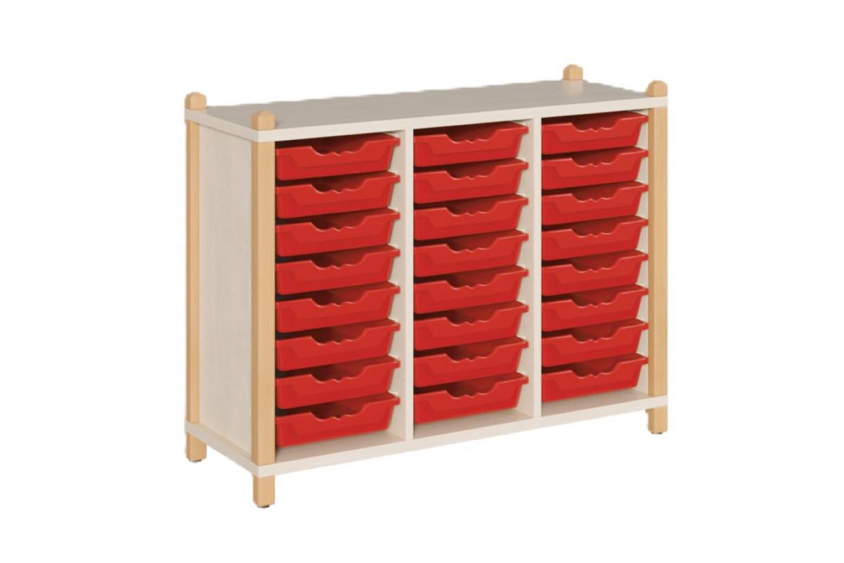Stollenregal 24 Boxen