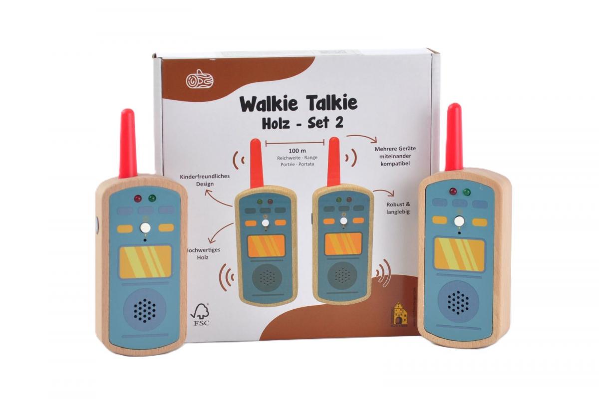 Walkie Talkie aus Holz