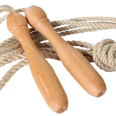 Springseil mit Holzgriff Springseil mit Holzgriff
