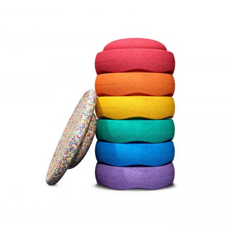 Stapelstein: Rainbow Classic Set 6+1