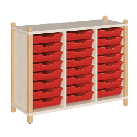 Stollenregal 24 Boxen