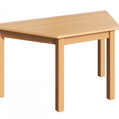 Trapeztisch Massiv